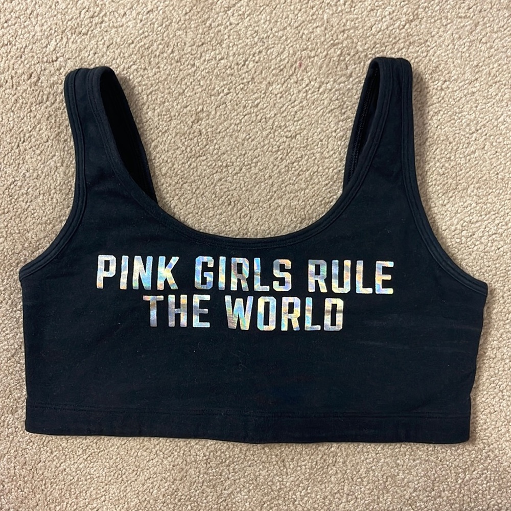 Pink Victoria’s Secret Sports Bra